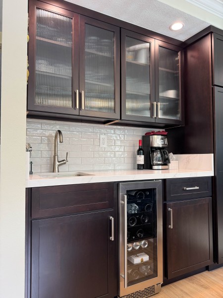 Espresso-Colored-Cabinets-with-Reeded-Glass