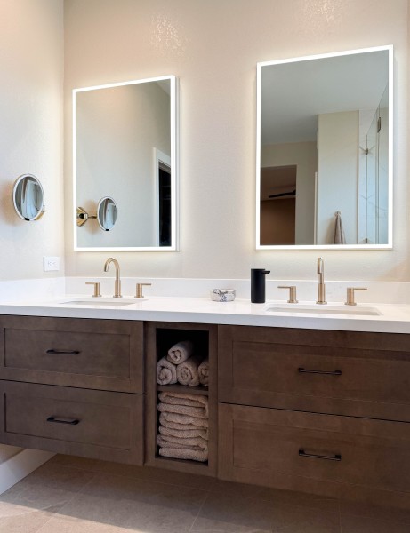 Double-Vanity-with-Lighted-Medicine-Cabinets