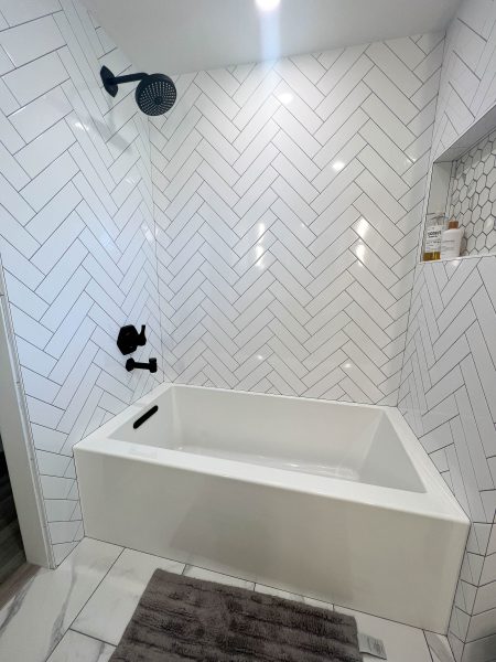 Herringbone-Shower-Tile