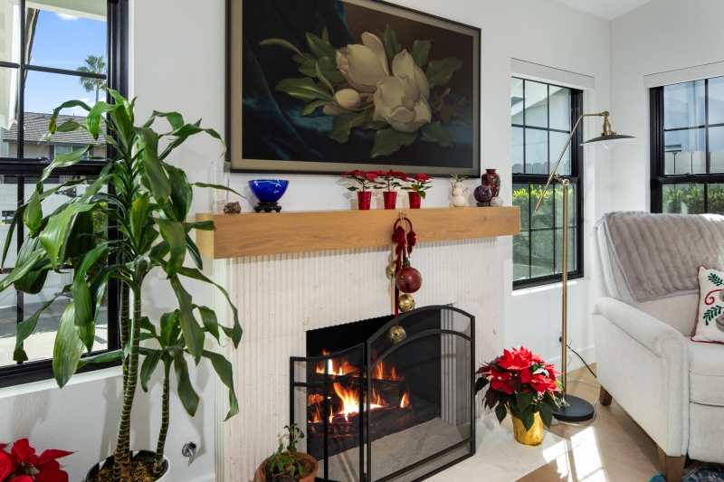 Fireplace-Renovation-with-reeded-stone