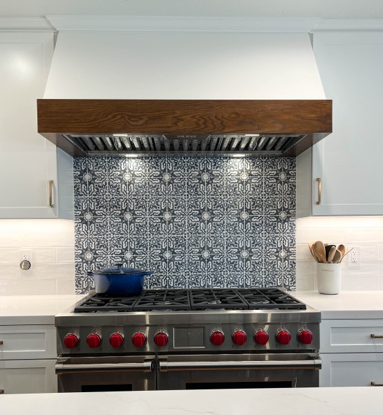 Patterned-Tile-Backsplash