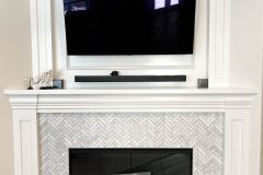 Marble-Herringbone-Fireplace