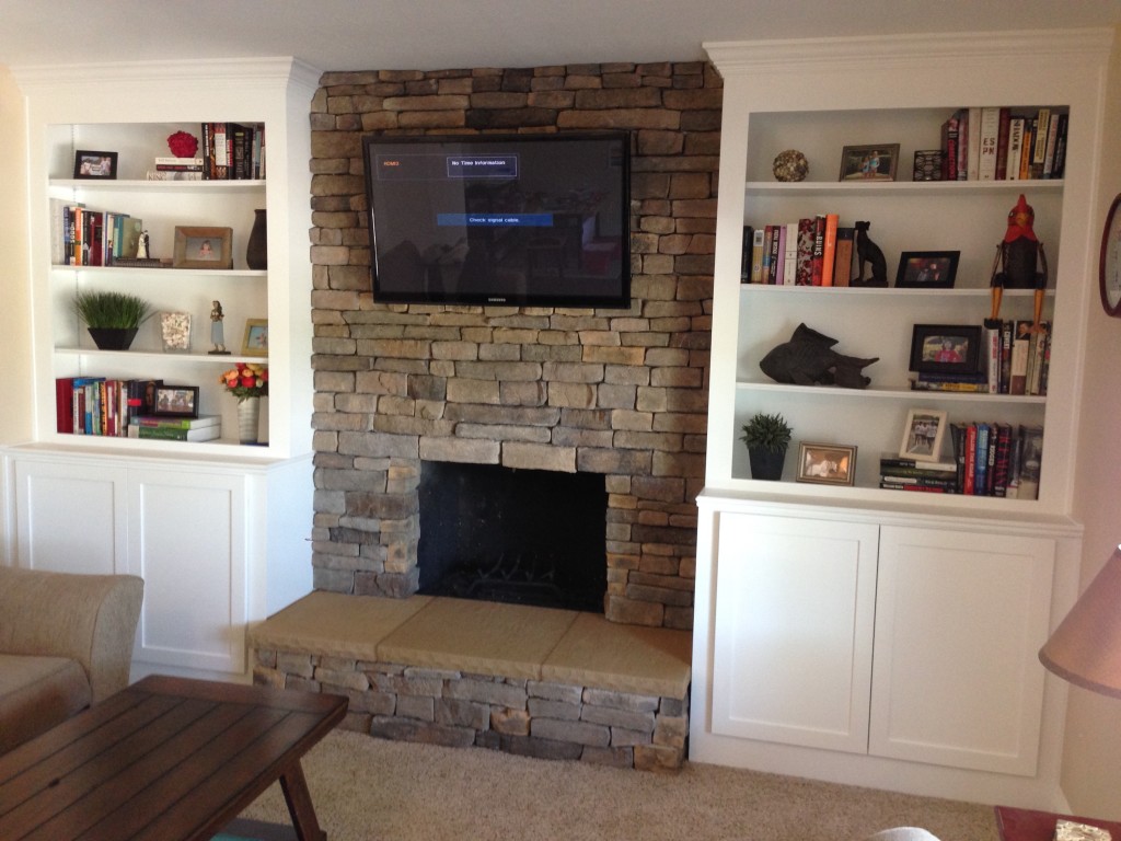 remodeling project idea using rustic brick