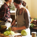 people cooking together