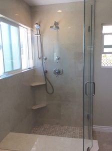 ask bathroom remodeler to install personal shower heads