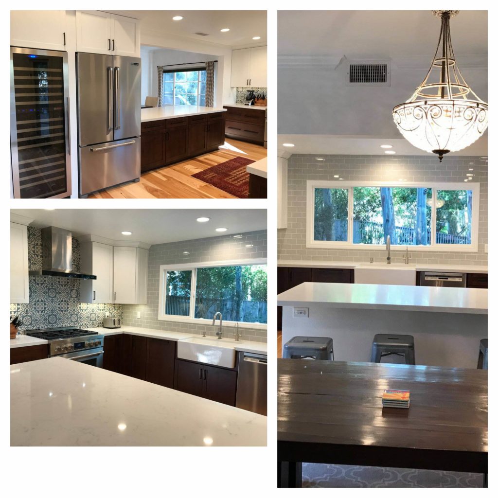 residential remodeling contractors mashup modern and traditional in Lake Forest kitchen