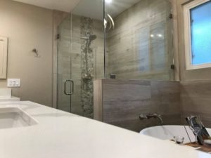 shower remodeling gives spa like feel to bathroom