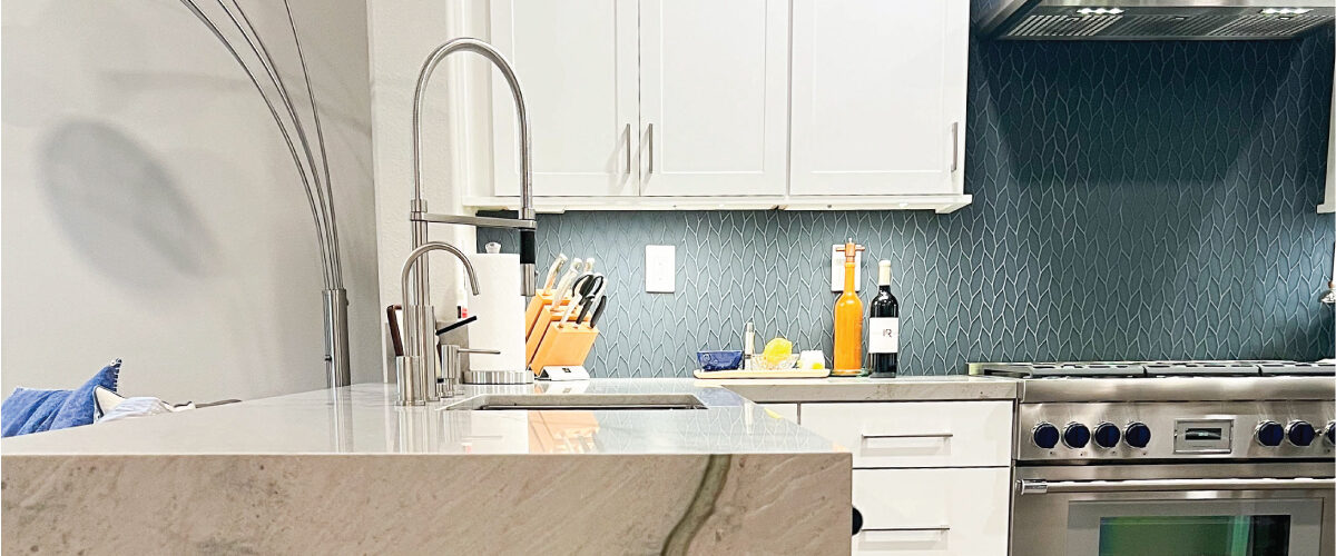 Blue and White Luxury Kitchen