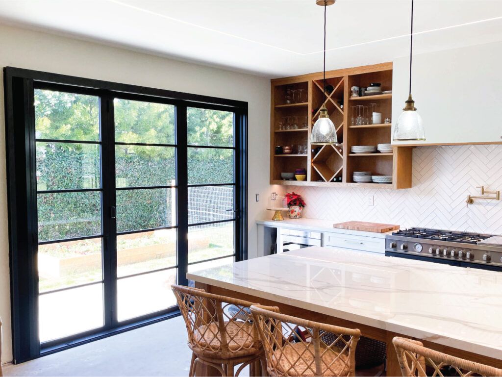 LaCantina Door & Window system installed by Orange county remodeler Inspired Remodels
