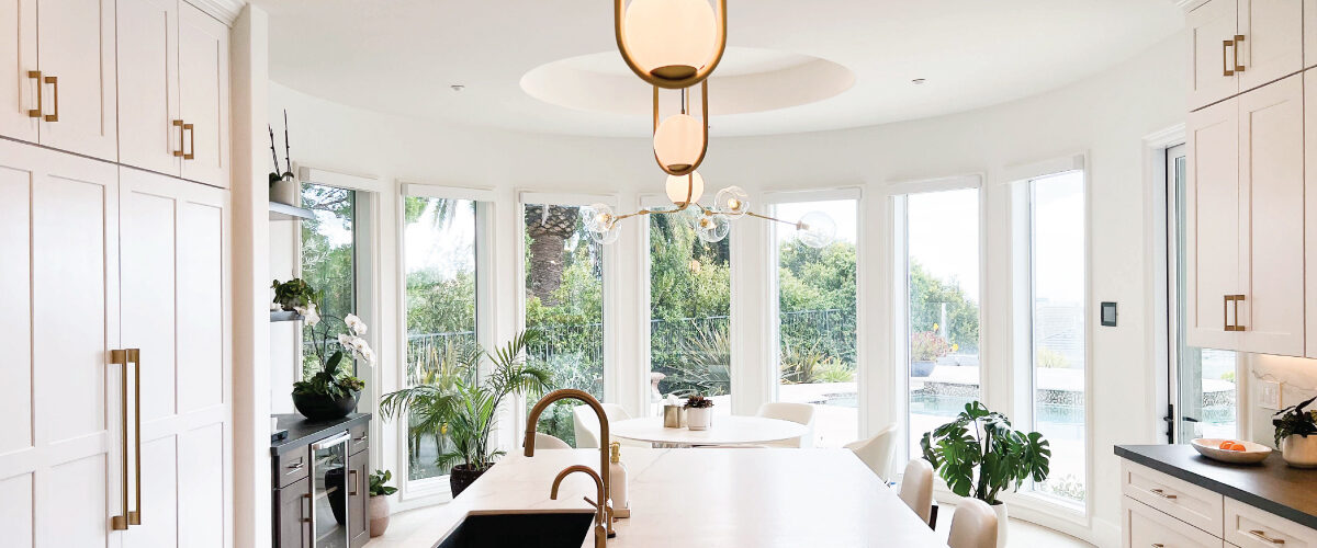 Soft-Modern Bright Kitchen Design