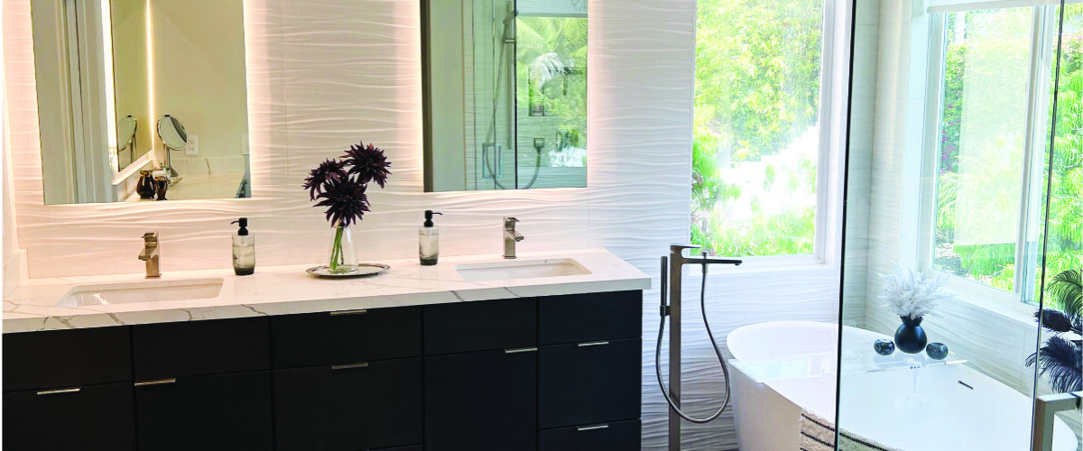 Modern & Sleek Bathroom Remodel