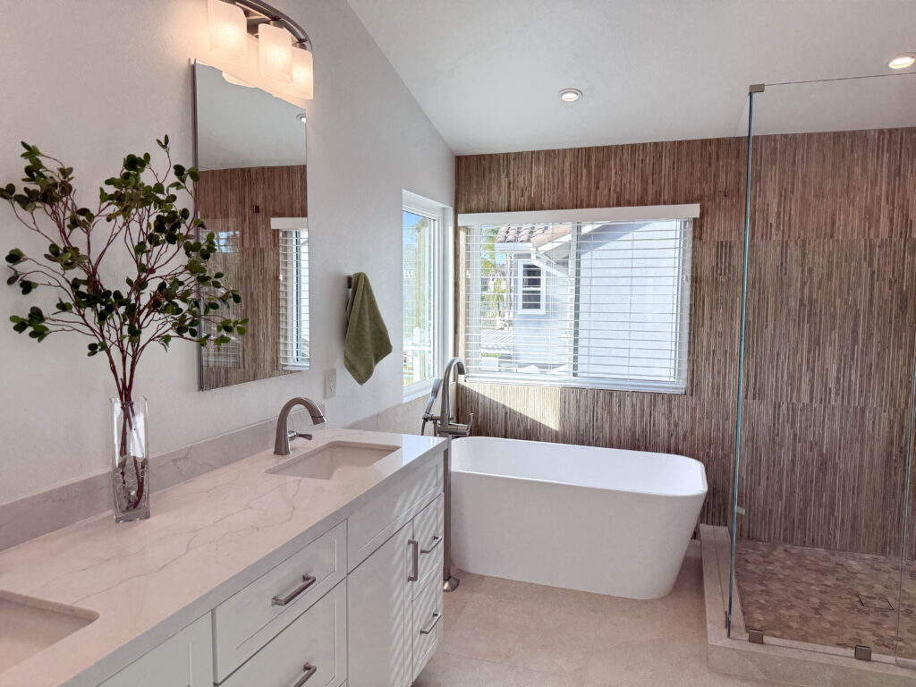 after bathroom remodeling adds frameless glass shower